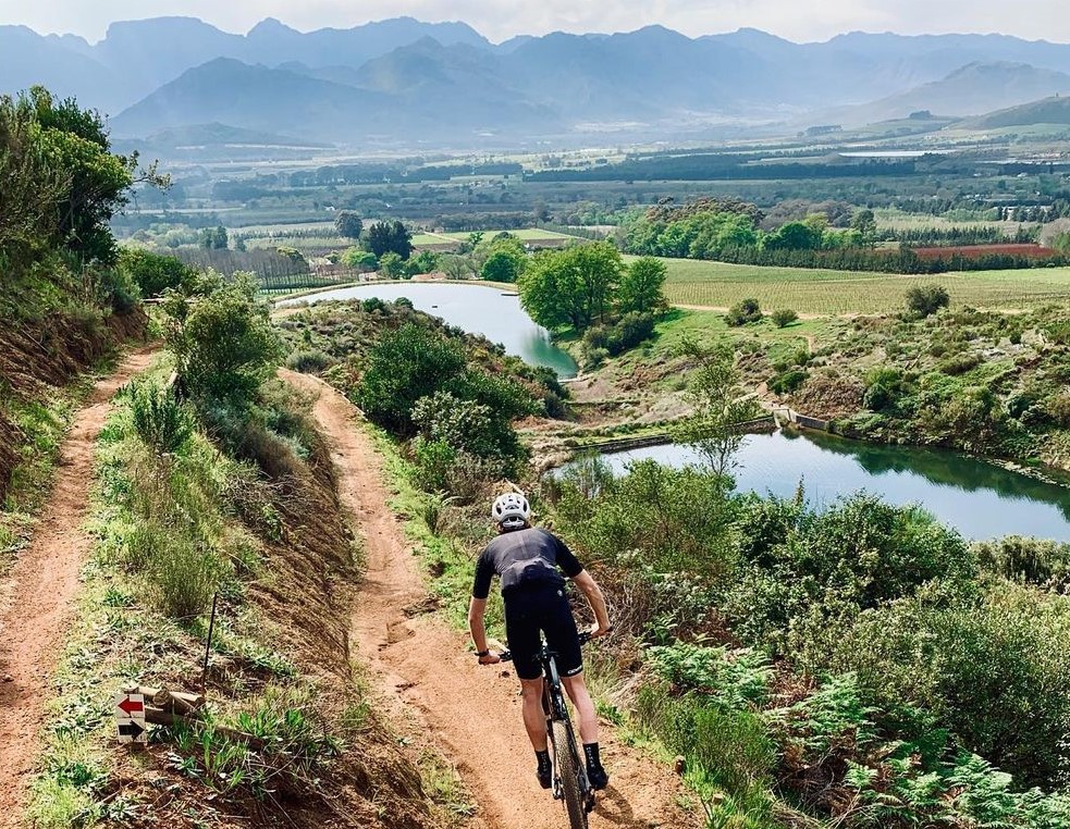 Kaap Tours Winelands Mtb Tour. This tour is in Stellenbosch and Franschhoek. These areas are home to some of the best mountain bike trails in the world, such as Jonkerhoek Reserve and Banhoek. There is also some of the worlds best wineries and wine to be experienced post ride.