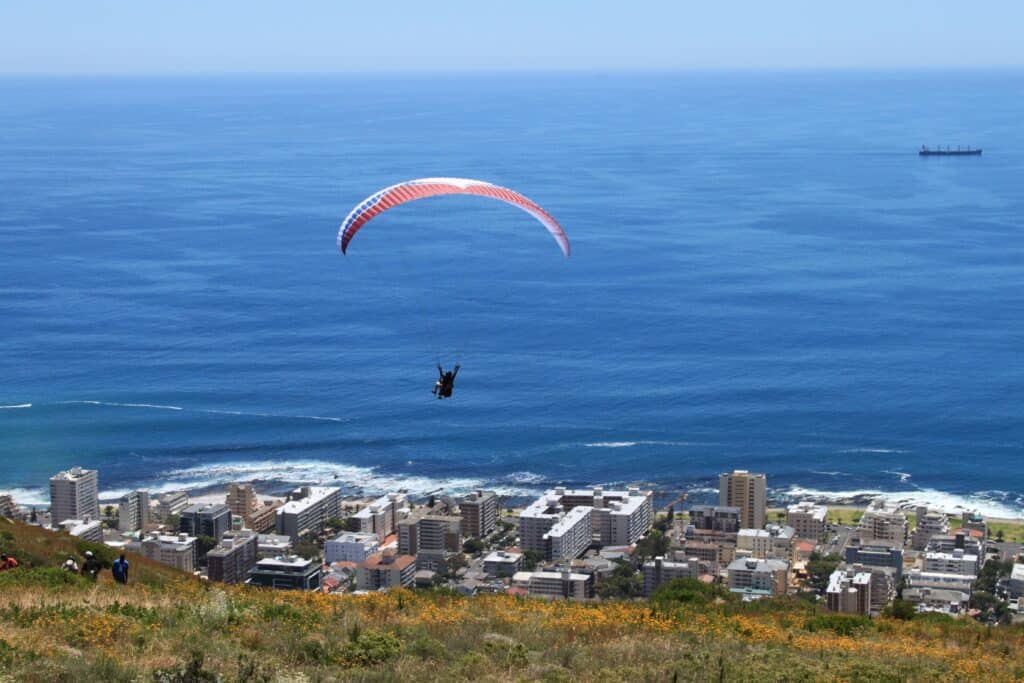tandem paragliding cape town